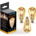 Imagem da oferta Kit 3 Lâmpadas Filamento LED Decorativa Retro Vintage Âmbar - 110v/220v