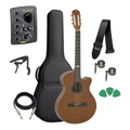 Imagem da oferta Violão Elétrico Nylon Strinberg Sl200 Mgs Com Kit Capa E Acessórios