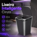 Imagem da oferta Lixeira Inteligente Automática Redonda Sensor 16L