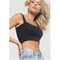 Imagem da oferta Cropped Top Faixa Comfy Malha Canelada Preto - Salvatore