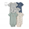 Imagem da oferta Kit Body Bebê 5 Peças Bichinhos Multicor Carter's