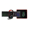 Imagem da oferta Combo Gamer TGT Ariete 4x1 Rainbow Teclado ABNT Mouse 1600DPI Mousepad Pequeno Headset Drivers 40mm TGT-ART-RBW01