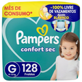 Imagem da oferta Fralda Pampers Confort Sec G 128 Unidades