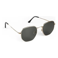 Imagem da oferta Óculos De Sol Saint Germain Dourado Harbor Aviador Uv400 Lente Preto Desenho Espelho