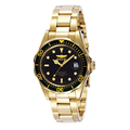 Imagem da oferta Invicta Relógio automático masculino 3044 de aço inoxidável Pro Diver Relógio banhado a ouro 37.5mm Casual