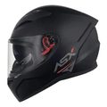 Imagem da oferta Capacete Moto Asx City Solid Sv Visor Solar Cor Preto Grafite Fosco Tamanho Do Capacete 58