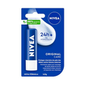 Imagem da oferta NIVEA Hidratante Labial Original Care 4,8g, Hidratação Intensa 24h, Protege contra Ressecamento, Cuidado Diário, Manteiga de Karité