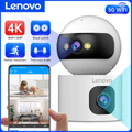 Imagem da oferta Câmera de Segurança Lenovo 4K PTZ Detecção Humana 5X Zoom Lente Dupla 3mp + 3mp (Uma Fixa e Outra móvel)