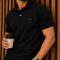 Imagem da oferta Camisa Polo Básica Masculina Piquet Slim