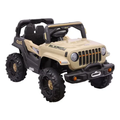 Imagem da oferta Carro Elétrico Infantil Mini Jipe Off-Road Bege Zippy Toys
