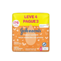 Imagem da oferta Lenços Umedecidos Johnson's Baby Limpeza e Suavidade 176 Unidades (4 pacotinhos com 44 unidades cada)