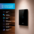 Imagem da oferta Interruptor Smart Inteligente Wi-fi 2.4 GHz Alexa google 1 Botão 4x2 Bivolt Preto Neo Avant