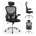 Imagem da oferta Cadeira Ergonômica Escritório Mesh Giratória Reclinável Eagl Preto Mesh