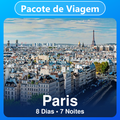 Imagem da oferta Pacote de Viagem para Paris: 8 Dias e 7 Noites com Hotel + Passagem Aérea