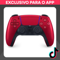 Imagem da oferta CONTROLE S FIO PS5 DUALSENSE COSMIC RED