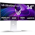 Imagem da oferta Monitor Gamer LG UltraGear OLED Curvo 34" 34GX90SA-W 240Hz