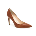 Imagem da oferta Scarpin Casual Polo London Club Em Couro Confort Salto Alto Fino
