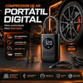 Imagem da oferta Mini Compressor Portátil