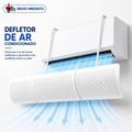 Imagem da oferta Defletor De Ar Condicionado Ajustável Universal Direcionador de Vento Split Anti Vento Direto Protetor de Ar 56 a 96cm