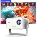 Imagem da oferta Magcubic Nativo 1080P 650ANSI 8K Android 14 L018 360 ° Projetor com Foco Automático Keystone Air Mouse Wifi6 BT5.