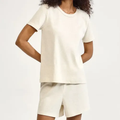 Imagem da oferta Pijama Curto Feminino Oversized Com Linho Hering Intima