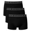 Imagem da oferta Kit 3 Cuecas Boxer Algodão Masculino Usee