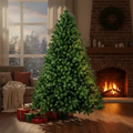 Imagem da oferta Árvore De Natal 2,40m Verde Tradicional 2300 Galhos Pinheiro Verde
