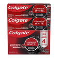 Imagem da oferta Creme Dental Colgate Luminous White Carvão Ativado 4un de 70g