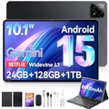 Imagem da oferta Tablet xixaomiro S11 10,1 Polegadas Android 15 12+12GB RAM 128GB ROM Tela IPS Full HD 1920x1200 Bateria 8000mAh Wi