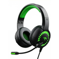 Imagem da oferta Headset Gamer Python Viper Pro Preto LED Verde Microfone para Jogos