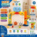 Imagem da oferta Brinquedo Elefantinho Baby Sports 3 Em 1 Com Luz e Som