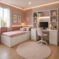 Imagem da oferta Quarto juvenil camaescrivaninha – smart multimoveis