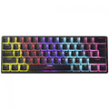Imagem da oferta Teclado Mecânico Gamer Xtrike Me GK-985P Pudding, Rainbow, Switch Blue, ISO, 60%, Preto
