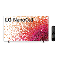 Imagem da oferta Smart TV LG 75'' 4K NanoCell 3x HDMI 20 AI ThinQ Smart Magic Google Alexa - 75NANO75SPA