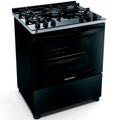 Imagem da oferta Fogão 5 Bocas De Piso Brastemp Mesa De Vidro Bivolt Preto Bfs5vce