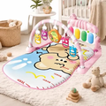 Imagem da oferta Tapete Bebê De Atividade Musical Com Piano Interativo - Rosa