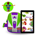 Imagem da oferta Tablet Infantil Positivo Vision TAB 7 Toy Story Disney 3GB RAM 64GB (expansível até 512GB) Octa-Core Tela 7” Wi-fi Android 14 Go, acompanha Mochil