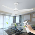 Imagem da oferta Ventilador de Teto FANSVENTO 52" com 3 Pás ABS, Motor DC Silencioso e Controle Remoto