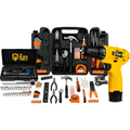 Imagem da oferta Kit Jogo Ferramentas 169 Peças Soquetes + Parafusadeira The Black Tools 12v