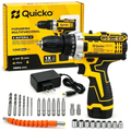 Imagem da oferta Furadeira Parafusadeira 12v Kit 25 Peças Potente