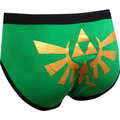 Imagem da oferta Calcinha hipster feminina Legend of Zelda Hylian Shield Verde