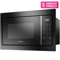 Imagem da oferta Micro-ondas Brastemp de Embutir 32 Litros Preto com 18 Receitas Pré-Programadas e Design Sofisticado - BM146AE