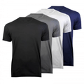 Imagem da oferta Kit 4 Camisetas Masculinas Básicas Conforto lisas PoliésterPremium