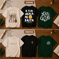 Imagem da oferta Kit 3 Camisetas Infantis Religiosas Estampas Cristãs Algodão (tam 2 ao 16)