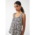 Imagem da oferta Blusa Lança Perfume Evasê Estampada Off-White