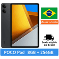 Imagem da oferta Tablet POCO Pad 256GB 8GB Snapdragon 7 Gen 2 Processador Octa Core 8GB 256GB 12.1" 120Hz 2.5K