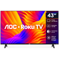 Imagem da oferta Smart TV AOC 43" Full HD LED Roku Wi-Fi USB HDMI 43S515578G