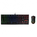 Imagem da oferta Kit Gamer Redragon - Teclado Mecânico Kumara RGB Switch Outemu Blue PT + Mouse Cobra M711 Chroma 10000DPI - S118