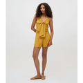 Imagem da oferta Short Cintura Alta em Twill com Amarração