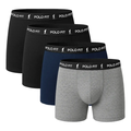 Imagem da oferta Kit 4 Cuecas Boxer Masculina Algodão Confortável Polo Fit